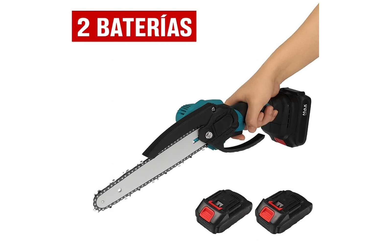 🌳 Motosierra Eléctrica Recargable 8 Pulgadas 🌿 – Ligera, Segura y Eficiente